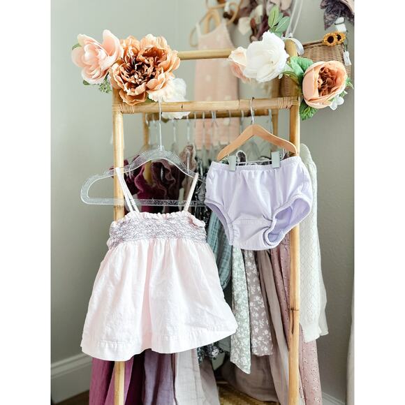 Cherish The Moments Baby Gap Blush Smocked Swing Top & Bloomers 18-24mths - Picture 3 of 3
